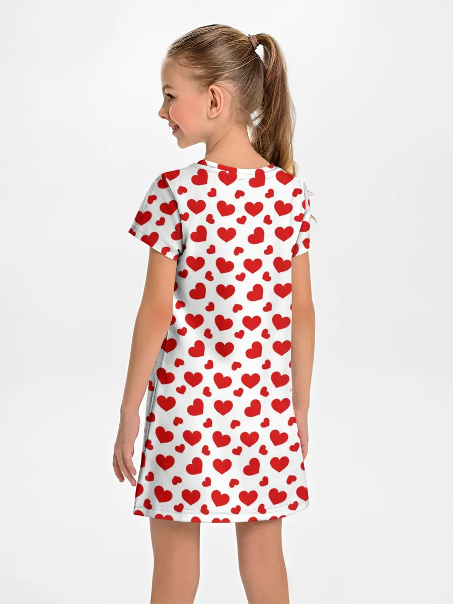 Детское платье / Сердечки