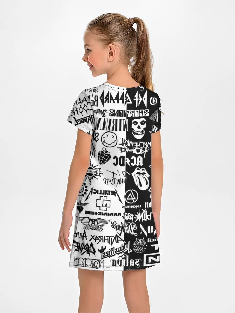 Детское платье / Эмблемы Рок Групп
