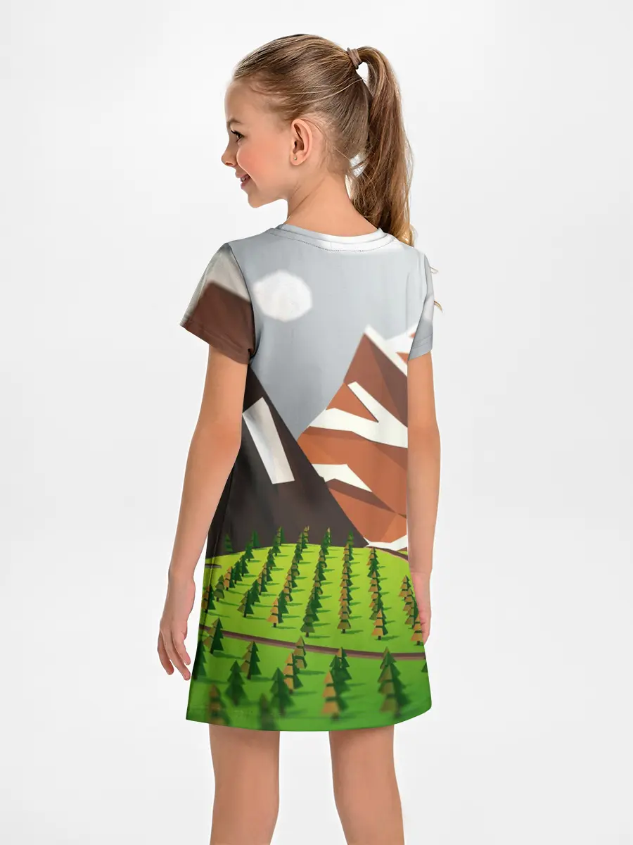 Детское платье / Горы