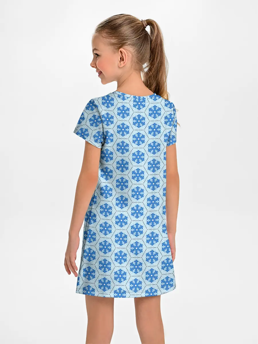 Детское платье / Снежинки