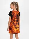 Детское платье / огонь