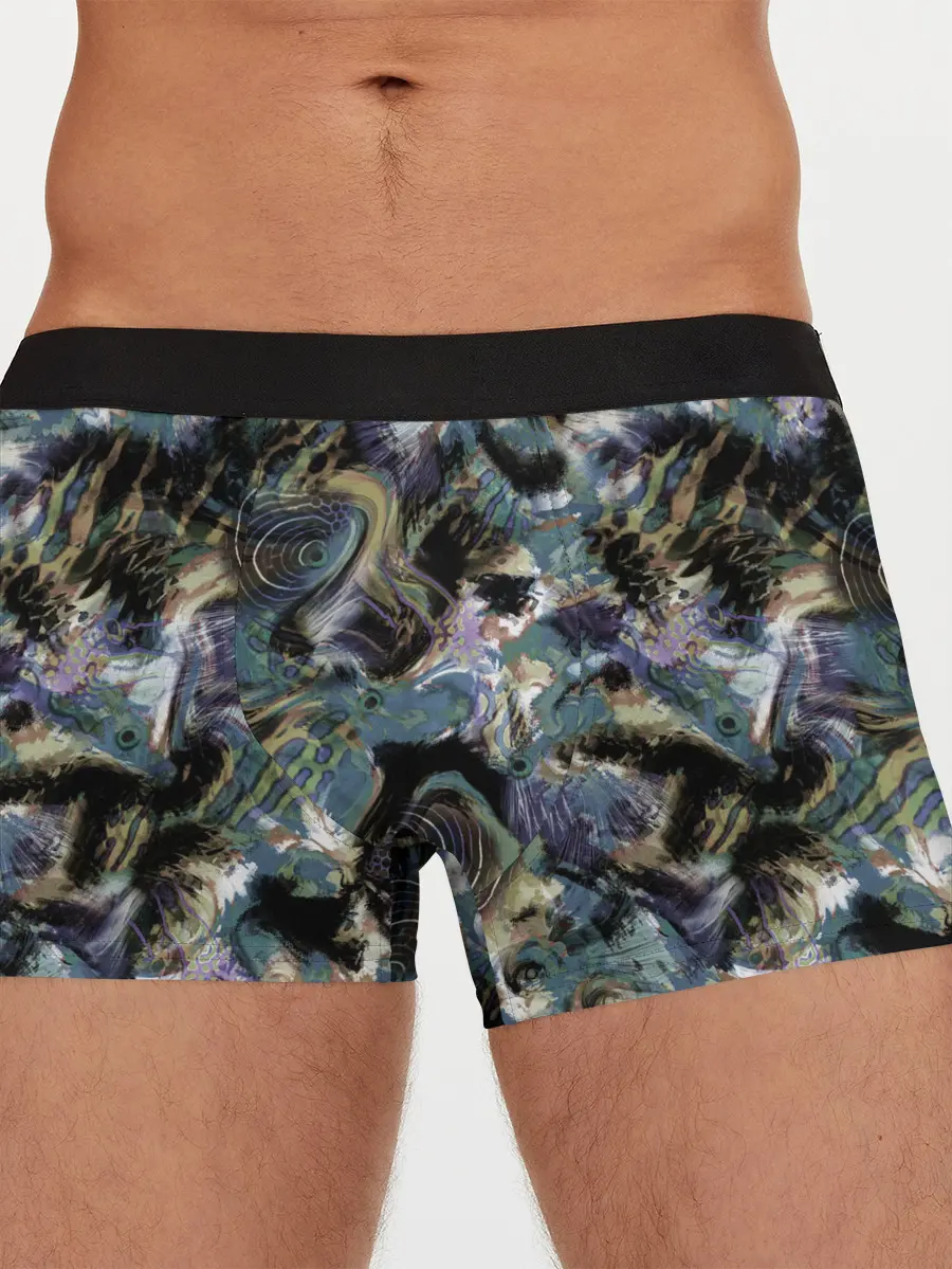 Мужские трусы боксеры / Узор для рыбака