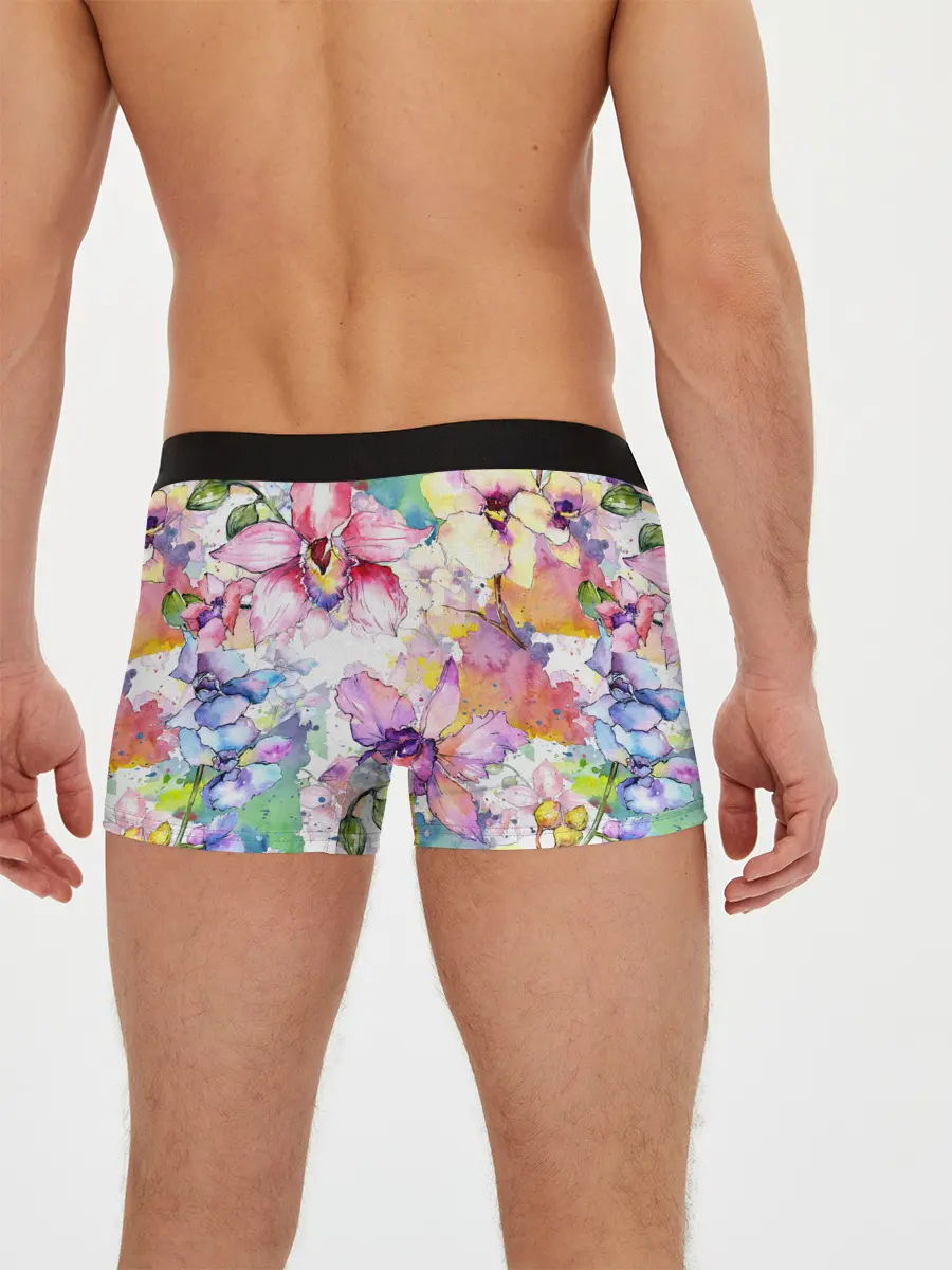 Мужские трусы боксеры / Цветы