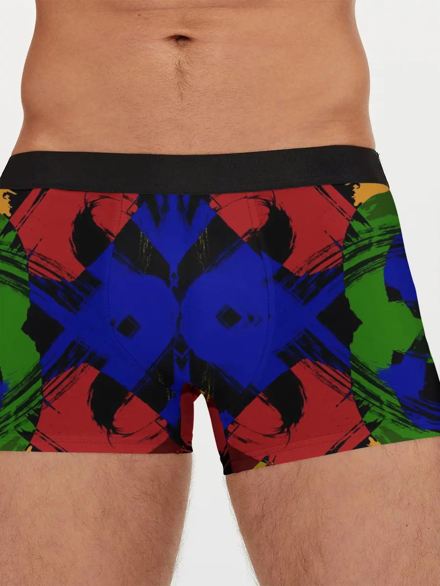 Мужские трусы боксеры / Абстракция