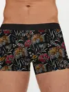 Мужские трусы боксеры / Цветочный модный узор