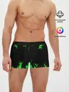 Мужские трусы боксеры / GREEN FIRE | ОГОНЬ