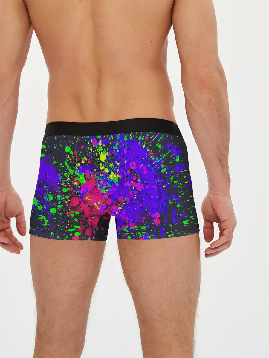 Мужские трусы боксеры / КИСЛОТНЫЕ БРЫЗГИ