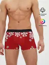 Мужские трусы боксеры / Снежинки