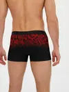Мужские трусы боксеры / BLACK RED CAMO | RED MILLITARY