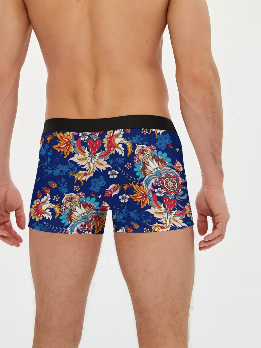 Мужские трусы боксеры / Экзотический орнамент