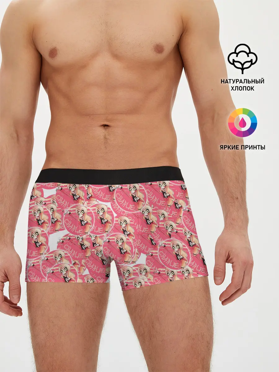 Мужские трусы боксеры / Отель хазбин