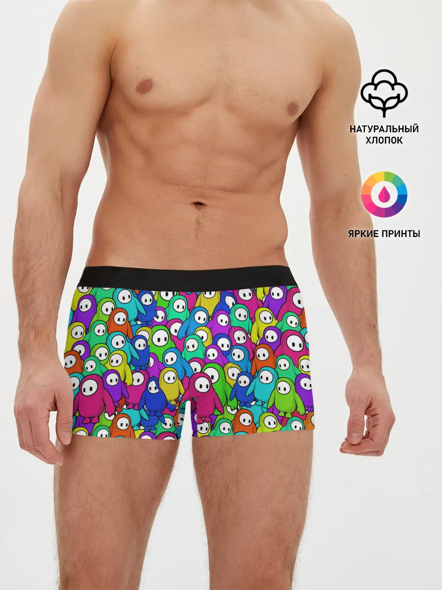 Мужские трусы боксеры / Fall Guys