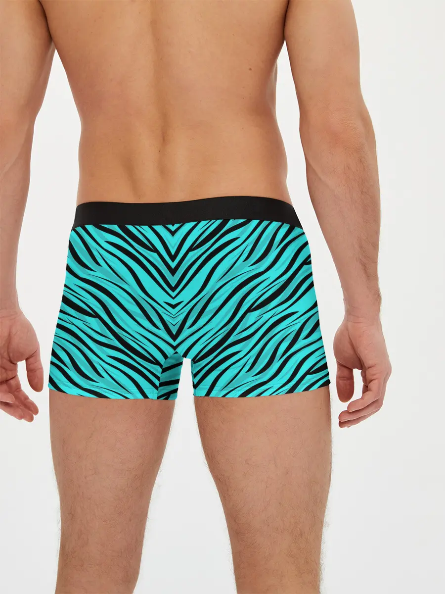 Мужские трусы боксеры / Абстратный полосатый узор