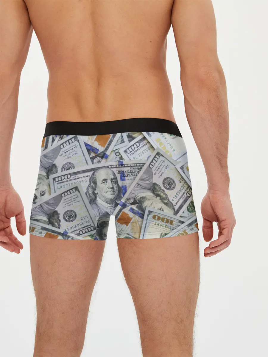 Мужские трусы боксеры / Доллары