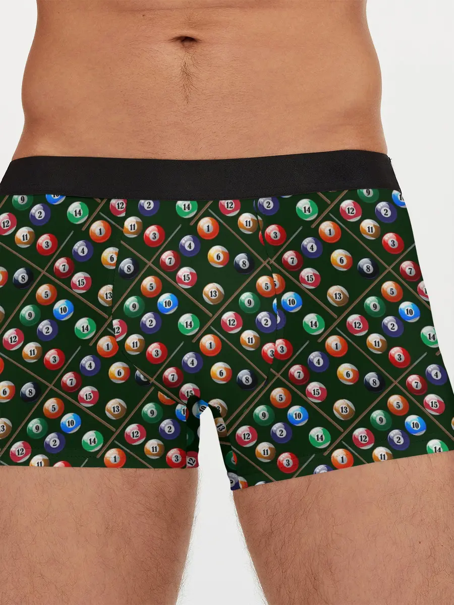 Мужские трусы боксеры / Бильярд