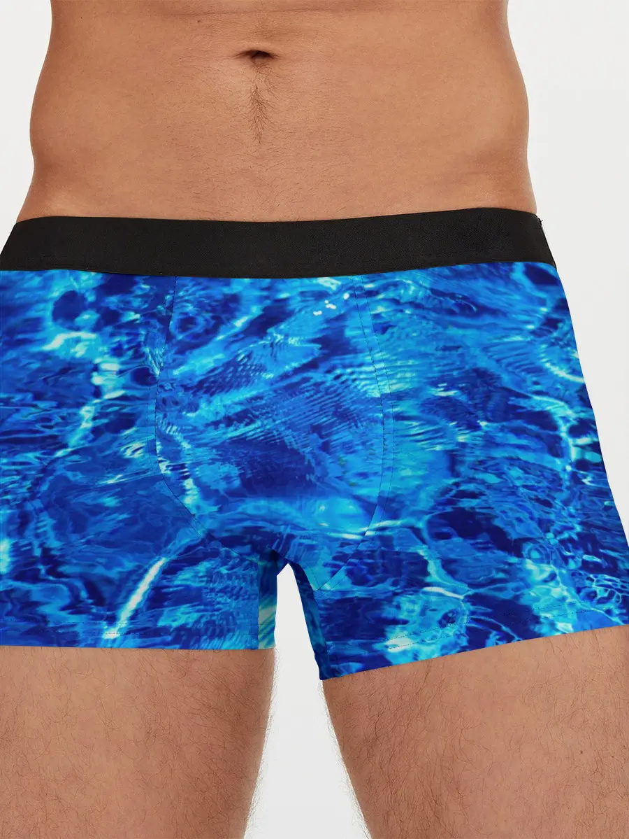 Мужские трусы боксеры / Голубая Вода