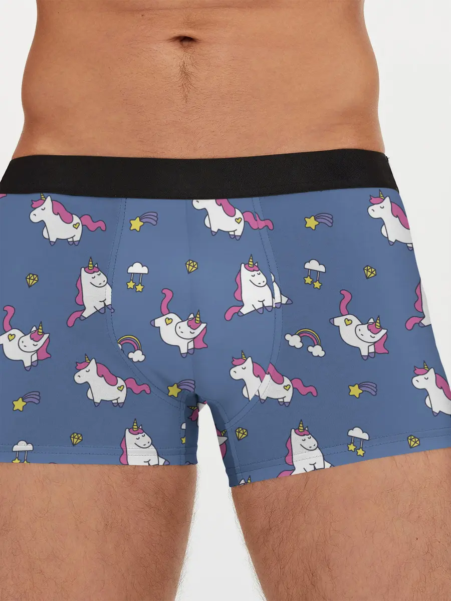 Мужские трусы боксеры / Сон единорога