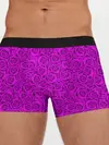 Мужские трусы боксеры / Яркий цветочный неоновый узор