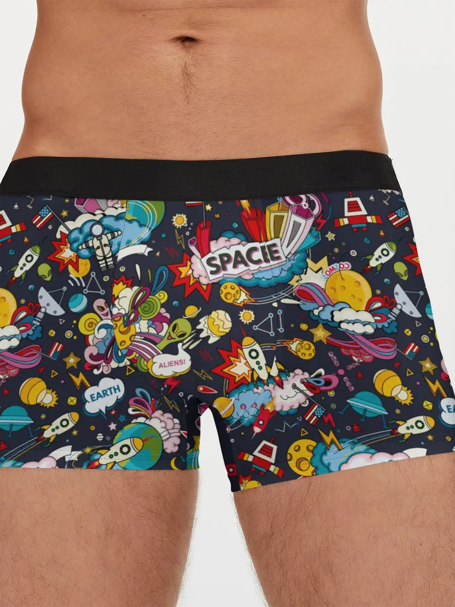 Мужские трусы боксеры / Космос