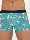 Мужские трусы боксеры / Turquoise unicorn