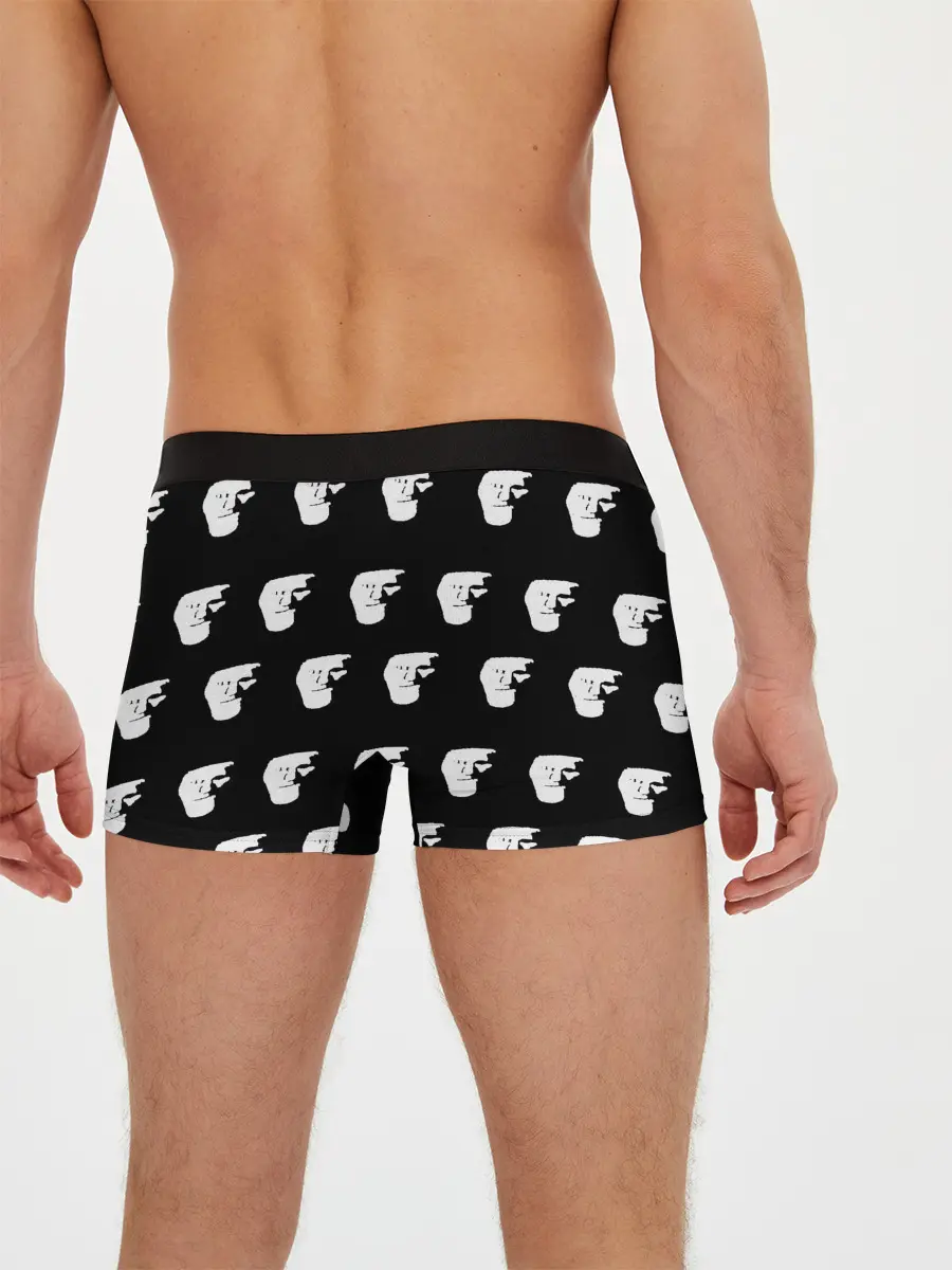 Мужские трусы боксеры / Dark trollface