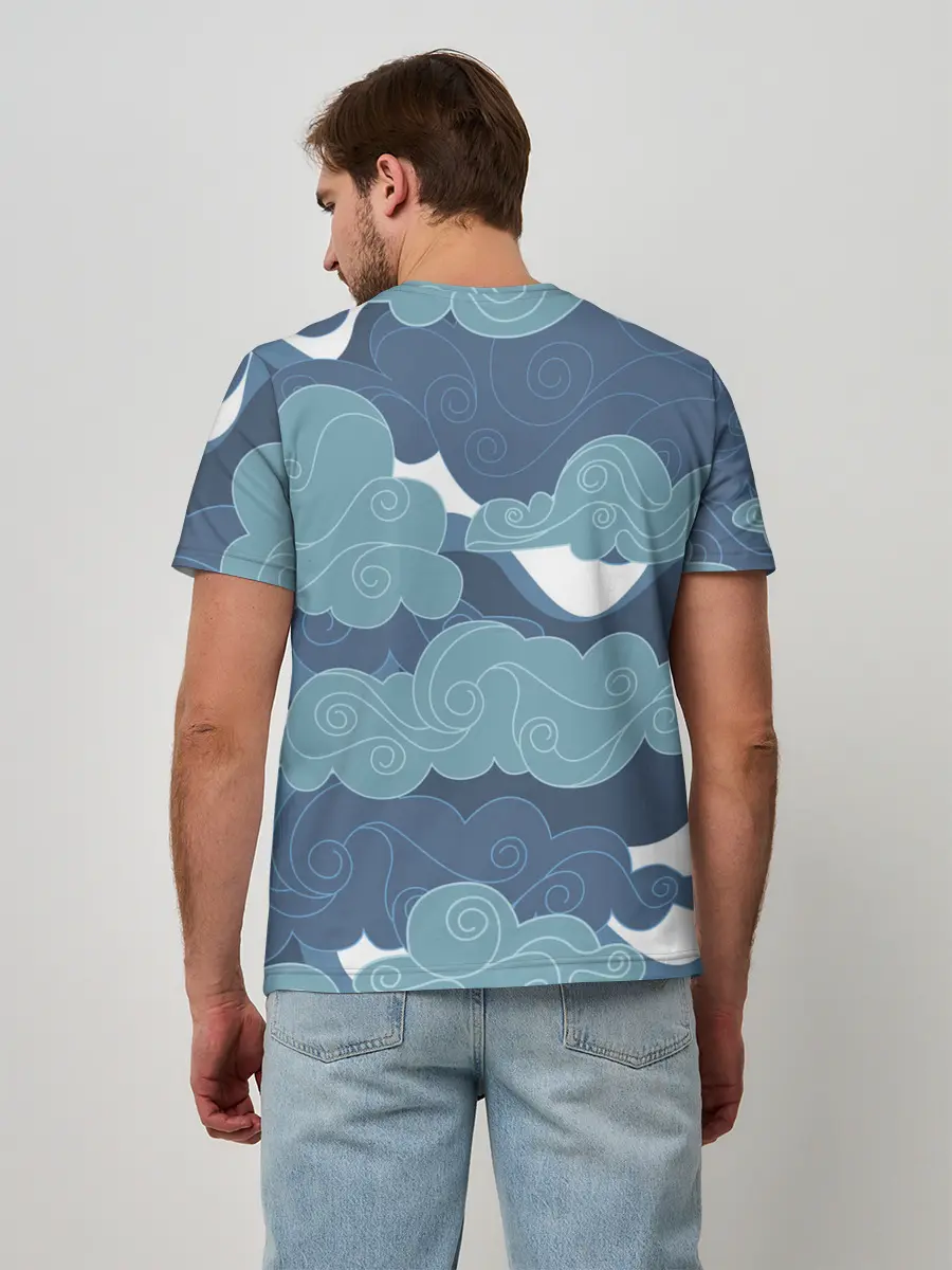 Мужская базовая футболка / Небо над Китаем