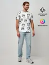 Мужская базовая футболка / MARSHMELLO PATTERN