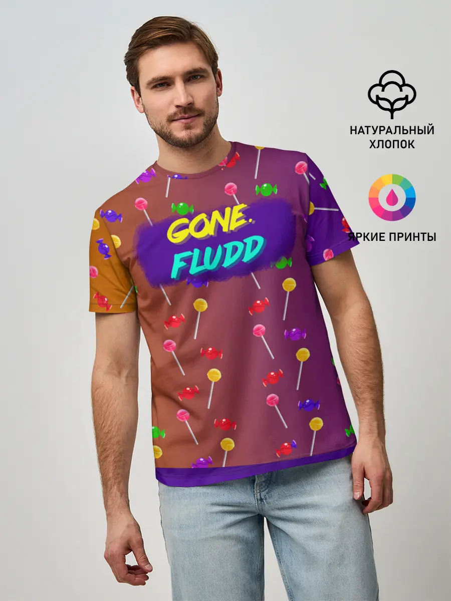 Мужская базовая футболка / Gone.Fludd