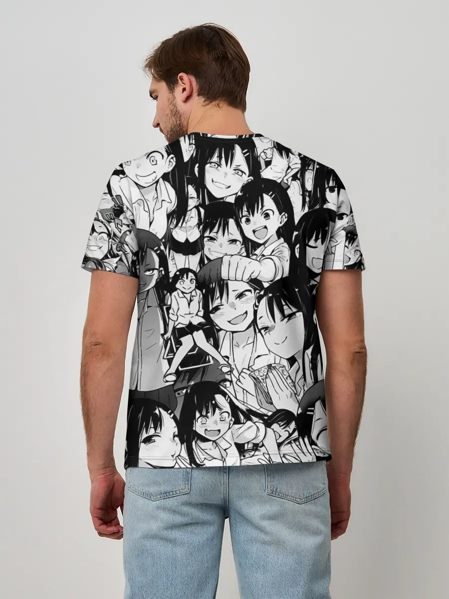 Мужская базовая футболка / Nagatoro Sempai