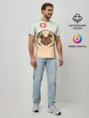 Мужская базовая футболка / Puglie Pug Like