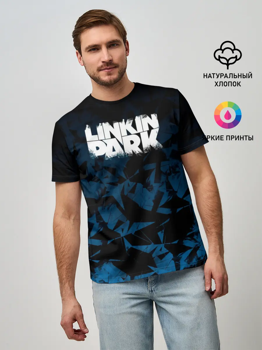 Мужская базовая футболка / Linkin Park #3