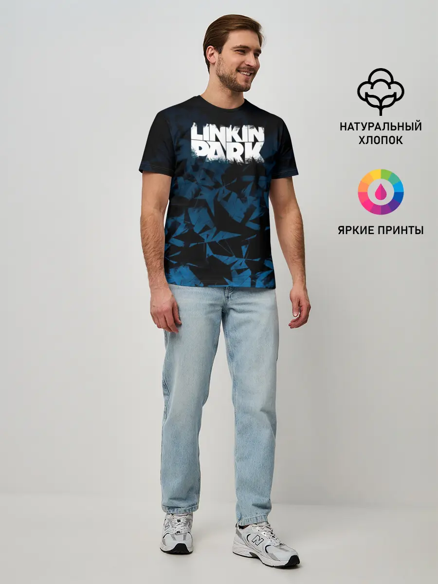 Мужская базовая футболка / Linkin Park #3