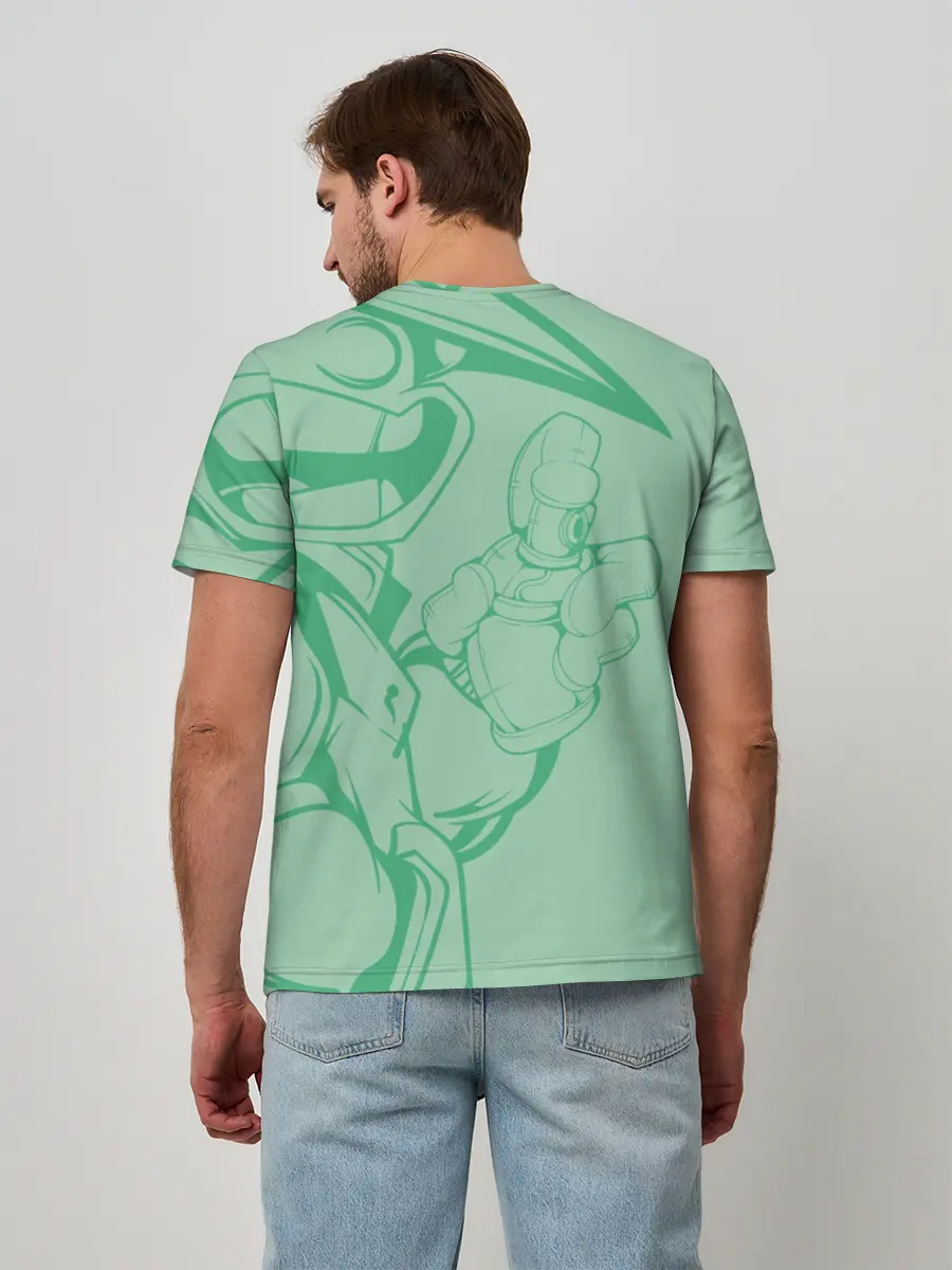 Мужская базовая футболка / Люблю граффити