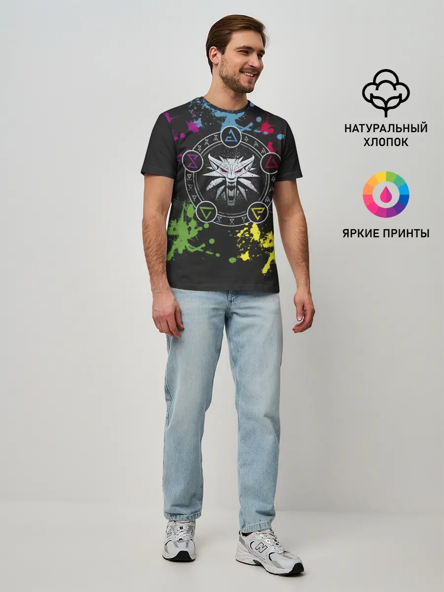 Мужская базовая футболка / Ведьмак