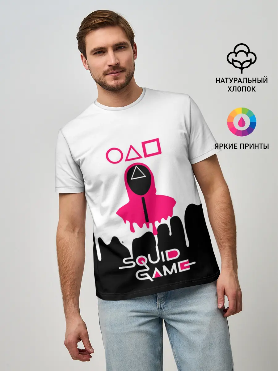 Мужская базовая футболка / Игра в кальмара