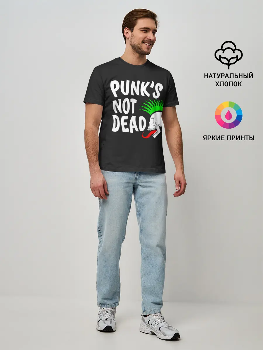Мужская базовая футболка / Веселый панк
