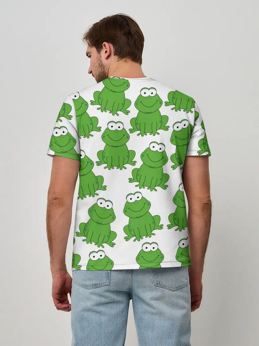 Мужская базовая футболка / Лягушки