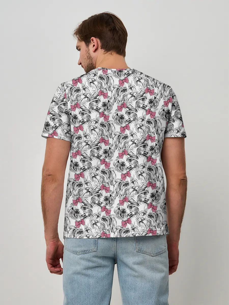 Мужская базовая футболка / Мальтийская Болонка