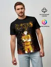 Мужская базовая футболка / ВОЛЕЙБОЛ!! Нишиноя в огне