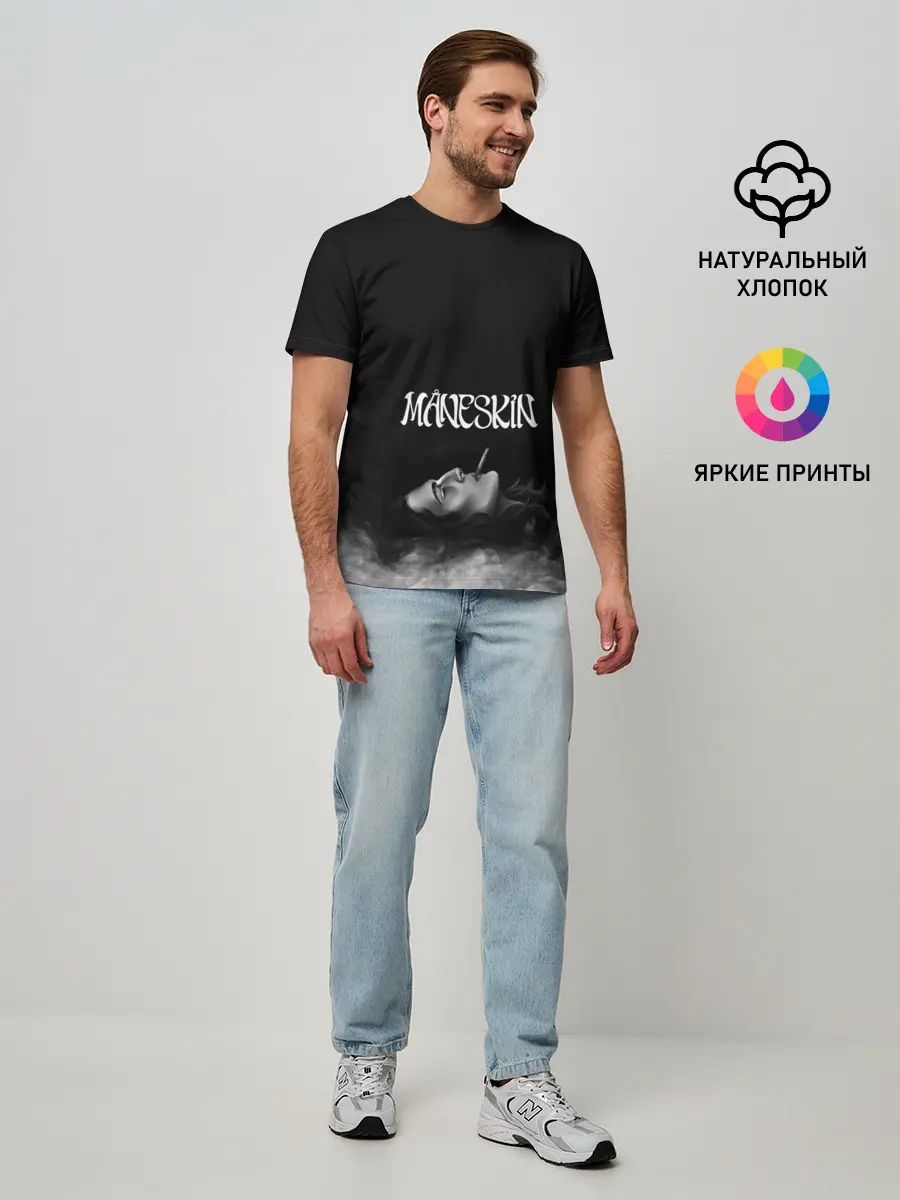 Мужская базовая футболка / Дамиано Давид | Монэскин