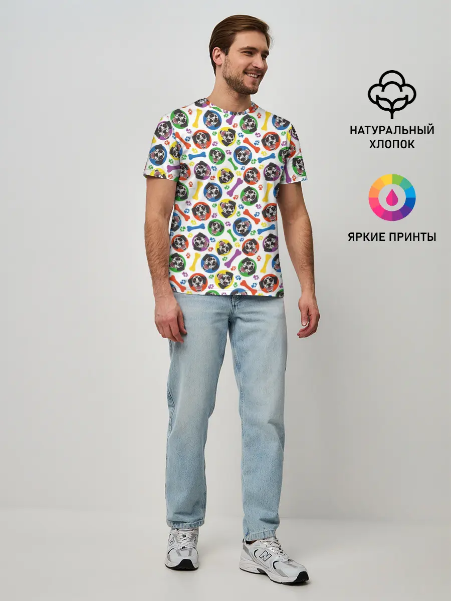 Мужская базовая футболка / Далматинец