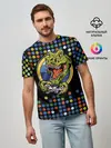 Мужская базовая футболка / Динозавр-игрок