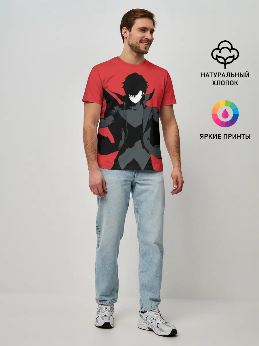 Мужская базовая футболка / Чёрный Рэн