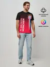 Мужская базовая футболка / ФК БАВАРИЯ / BAYERN / МЮНХЕН