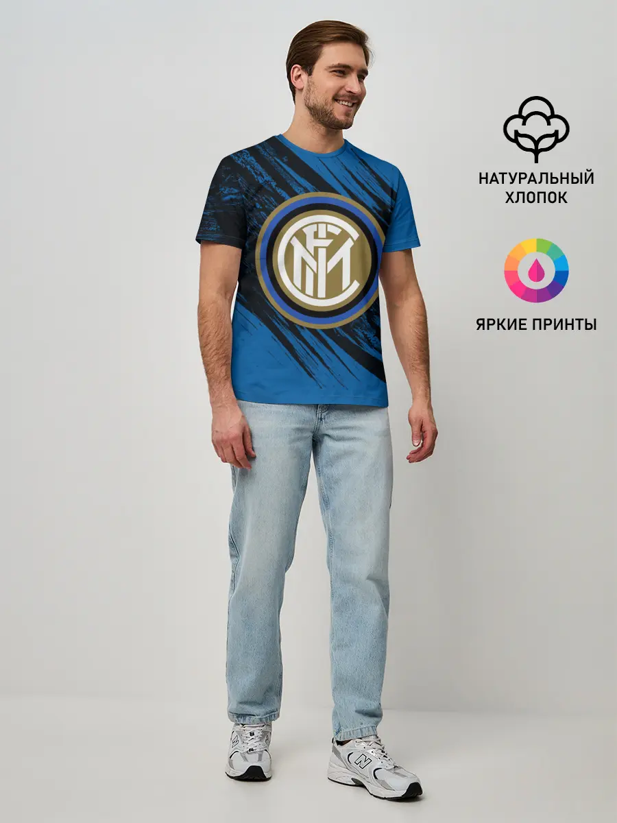 Мужская базовая футболка / Inter