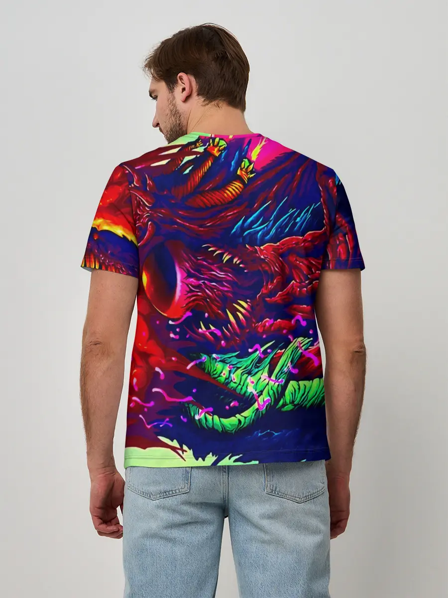 Мужская базовая футболка / Hyper beast