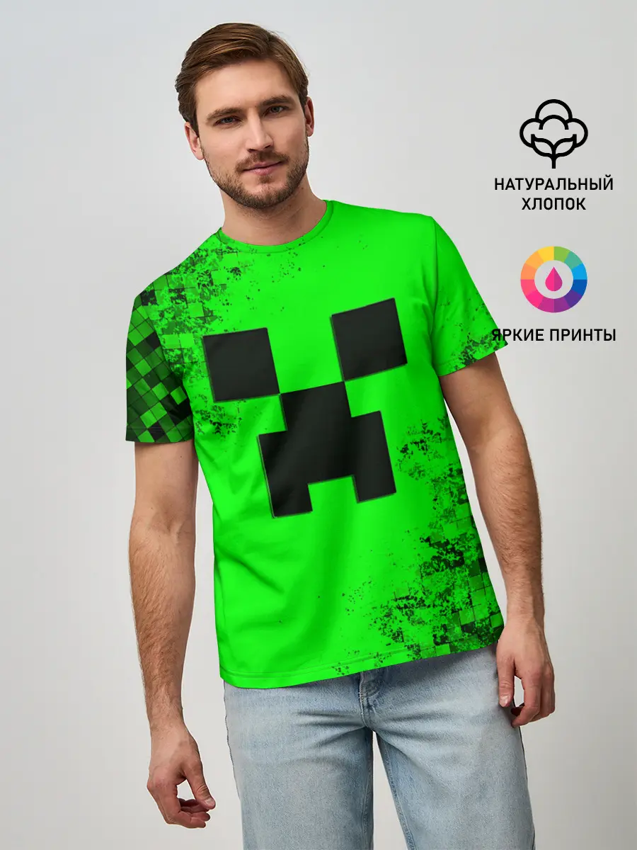 Мужская базовая футболка / MINECRAFT