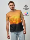 Мужская базовая футболка / Закат