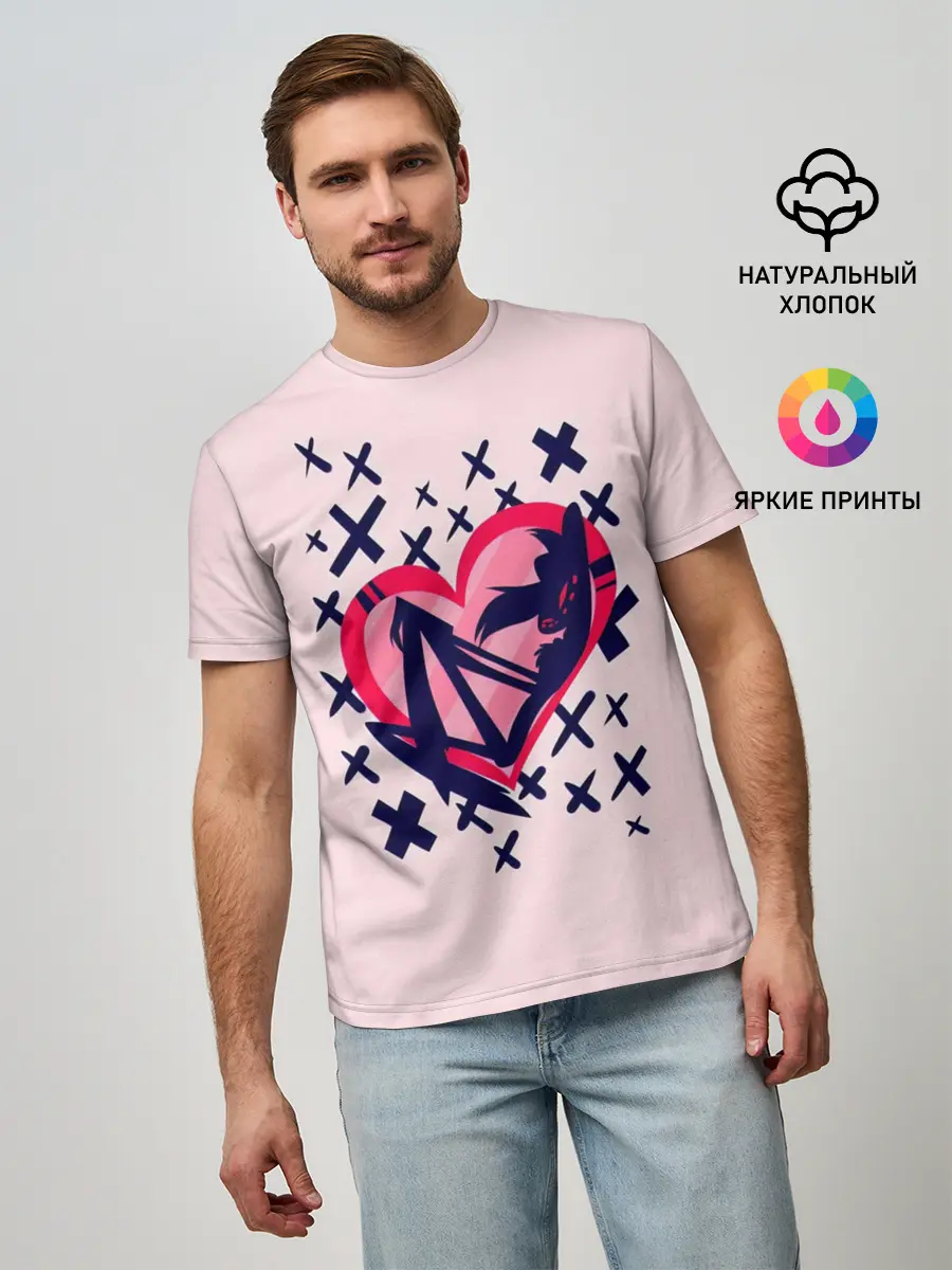 Мужская базовая футболка / Отель Хазбин