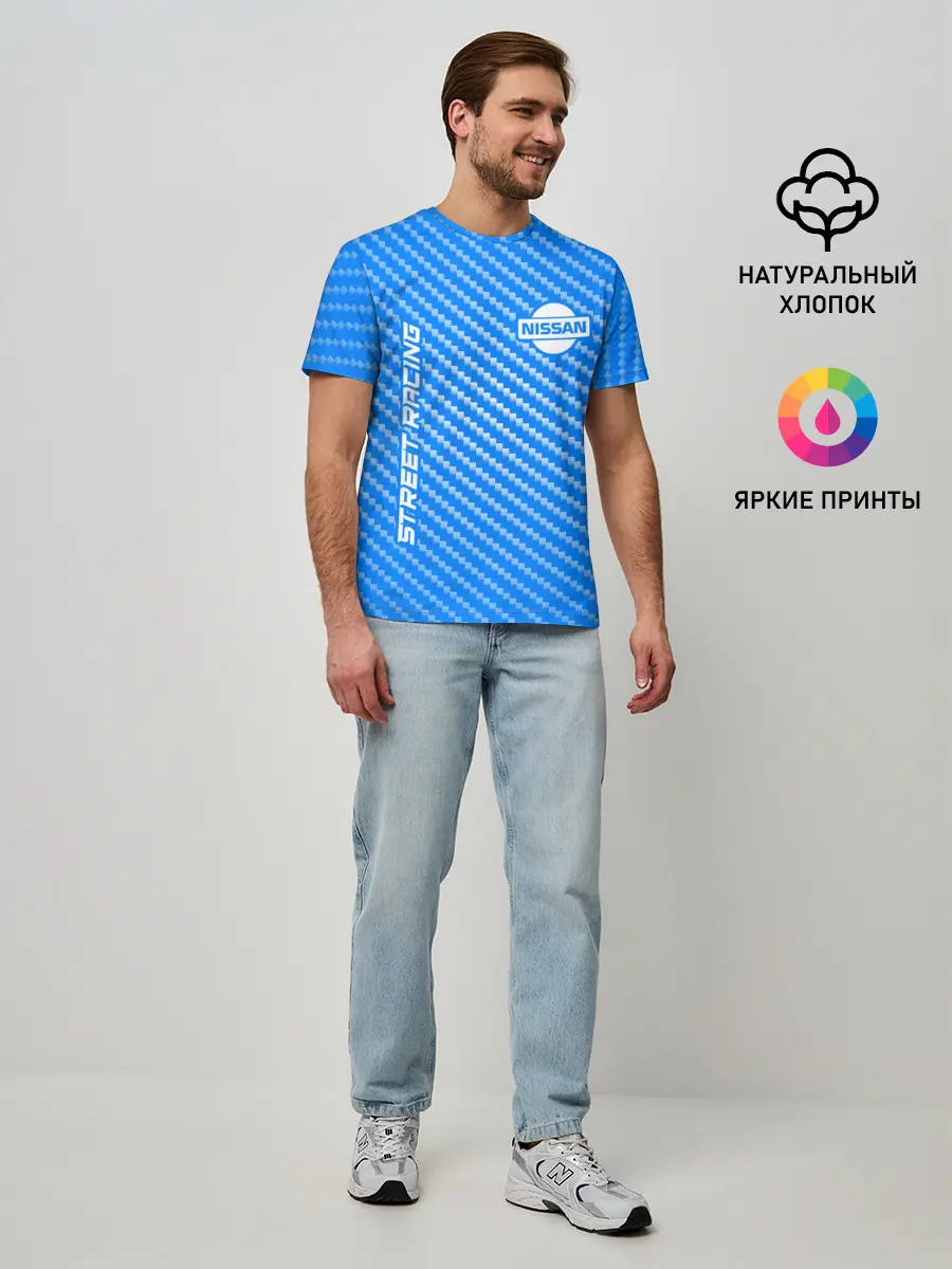 Мужская базовая футболка / Ниссан - Pro Racing